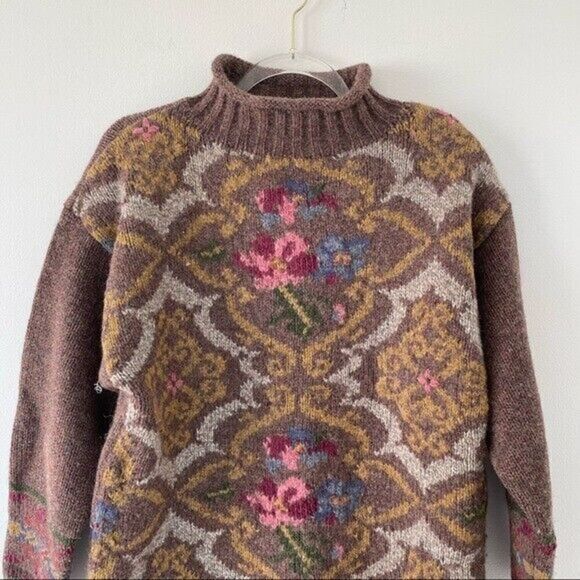 Vintage Express Tricot Wool Blend Pullover Sweater Tunic Length Women Size S - Picture 7 of 11